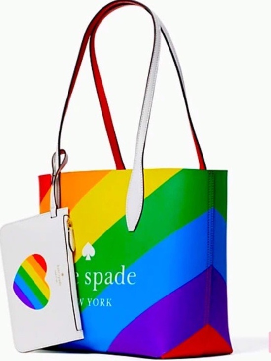 kate spade Handbags - Kate Spade Rainbow Pride Small Tote
